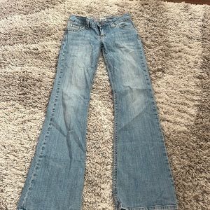 Y2K low rise flare/boot cut jeans